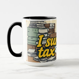 CPA Tax Season Survival Coffee Loading マグカップ