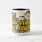 CPA Tax Season Survival Coffee Loading マグカップ (中央)