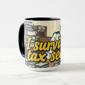 CPA Tax Season Survival Coffee Loading マグカップ (正面左)