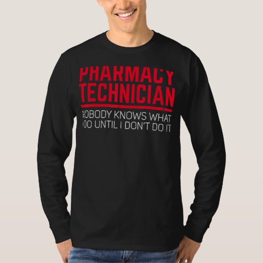 Cpht薬局技術誰も薬剤師を知らない Tシャツ (正面)
