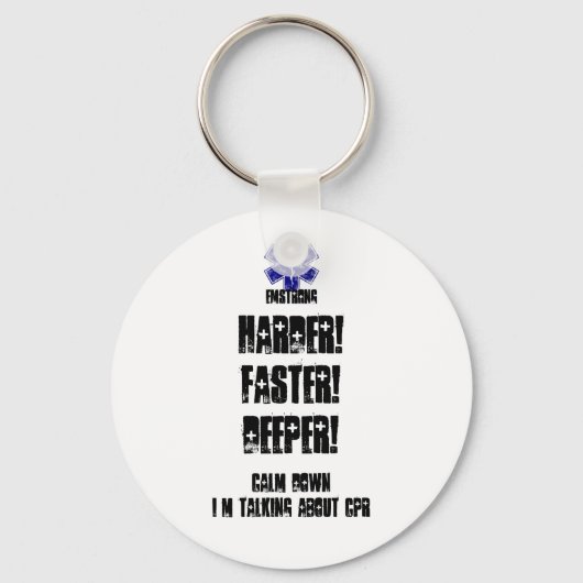 CPRについて話す場合の処理速度の向上と落ち着き キーホルダー (正面)