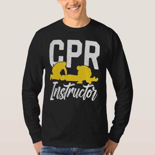 Cprインストラクターコーチエマージェンシーコース応急処置Ca Tシャツ (正面)