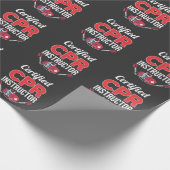 CPRインストラクター医おもしろい療従事者 ラッピングペーパー (角)