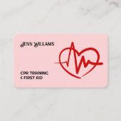 CPRトレーナーインストラクター 名刺 (正面)