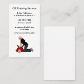 CPRトレーニングクラスインストラクター 名刺 (正面/裏面)