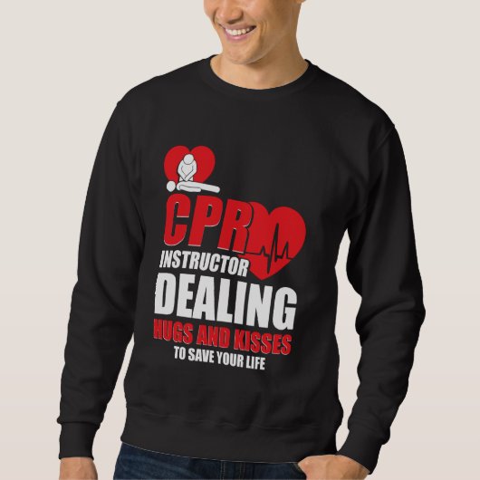 CPRポケットマスクマネキンCPR呼吸障壁CPR スウェットシャツ (正面)