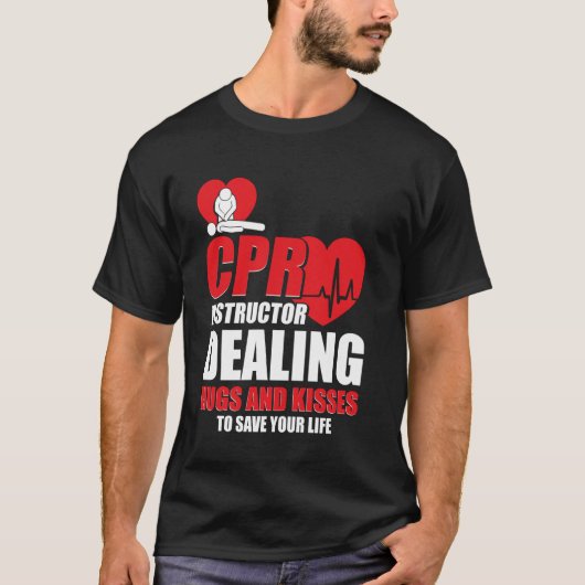 CPRポケットマスクマネキンCPR呼吸障壁CPR Tシャツ (正面)
