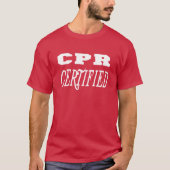 cpr認証のギフト tシャツ (正面)