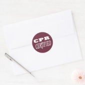 cpr認証 ラウンドシール (封筒)