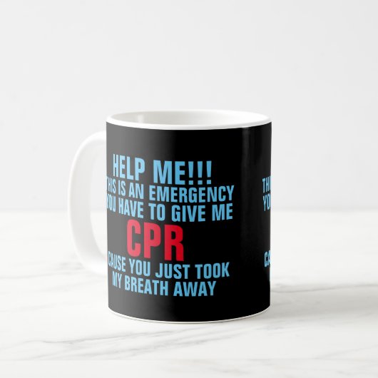 ...CPR... コーヒーマグカップ (正面左)