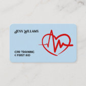 CPR Instructor QR 名刺 (正面)