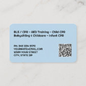CPR Instructor QR 名刺 (裏面)