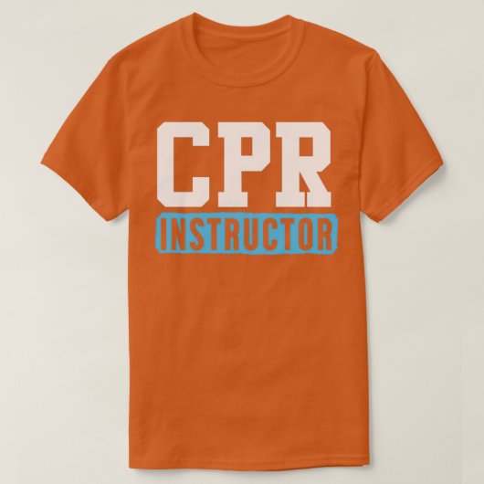 CPR Instructor Tシャツ (デザイン正面)