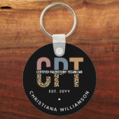 CPT認定カスタム静脈切除技術者贈与 キーホルダー (正面)