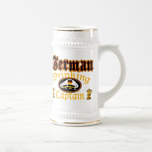 Cptnのドイツの飲むマグ ビールジョッキ (右)