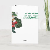 Cptn -北極の海賊。 Kringle表面が硬いカード シーズンカード (裏面)