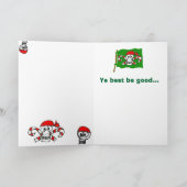 Cptn -北極の海賊。 Kringle表面が硬いカード シーズンカード (内部)