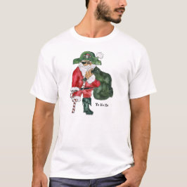 Cptn。 表面が硬いKringle -北極の海賊 Tシャツ