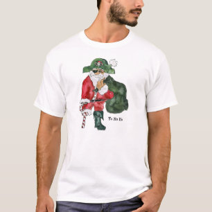 Cptn。 表面が硬いKringle -北極の海賊 Tシャツ