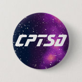 CPTSDカスタマイズ可能な銀河系ID 缶バッジ (正面)
