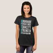 CPTSD – 複合外傷サバイバー Tシャツ (正面フル)