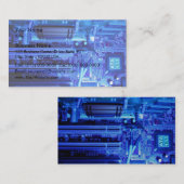 CPUの内部ビュー 名刺 (正面/裏面)