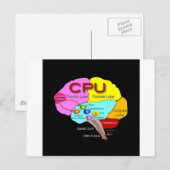 CPU脳 ポストカード (正面/裏面)