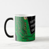 CPU – コーヒー処理ユニットおもしろいコーヒーマグ モーフィングマグカップ (左)