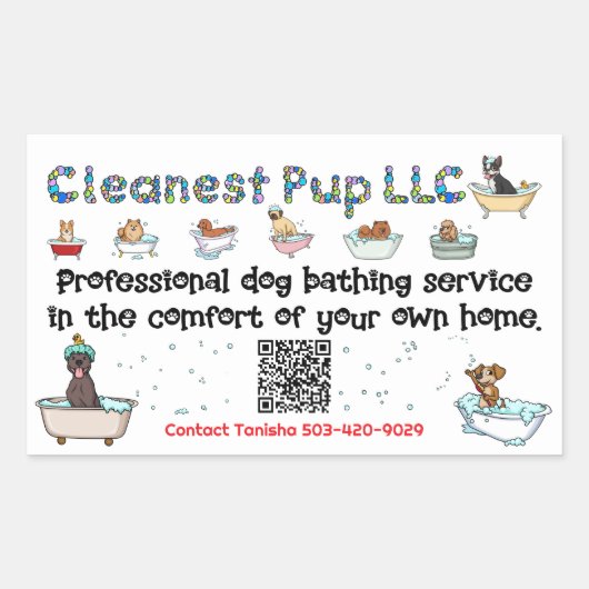 CPupステッカー 長方形シール (正面)