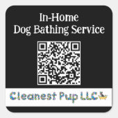 CPupブラックシール スクエアシール (正面)