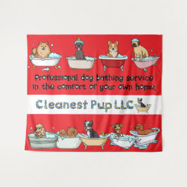 CPupレッドタペストリー タペストリー