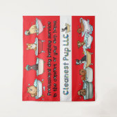 CPupレッドタペストリー タペストリー (正面)