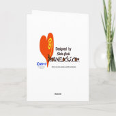 CQカラフル Ham Radio Greeting Card カード (裏面)