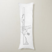 CQBR MK18モダンな0 ボディピロー (正面縦)