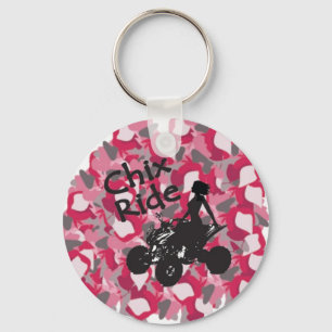 CRのピンクの迷彩柄Keychain キーホルダー