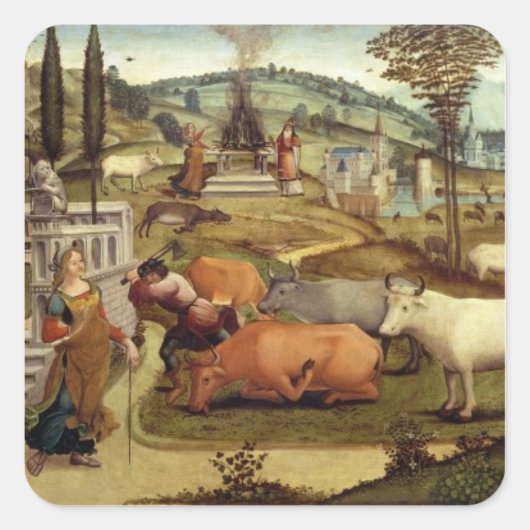 Crのミノス王の妻、パシファエの情念 スクエアシール (正面)