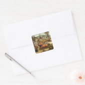 Crのミノス王の妻、パシファエの情念 スクエアシール (封筒)