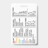 CRの名前入りの記章 バッジ (裏面)