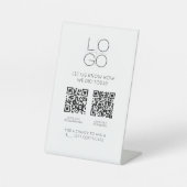 CRコーエレガントミニマルドの顧客レビューのスクリプト 台座サイン (正面)