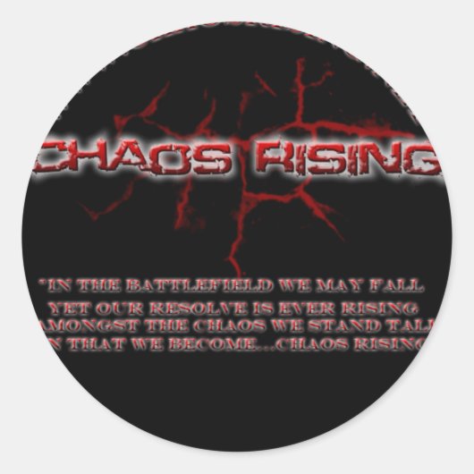 CRラウンドステッカー ラウンドシール (正面)