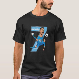 CR7 Bicycle Kick Vector Art Tシャツ