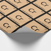 Cr - カニのラングーン前菜 化学記号 ラッピングペーパー (角)