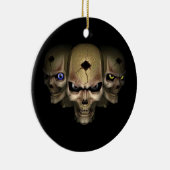 Cr�nes aux yeux fluo - セラミックオーナメント (右)