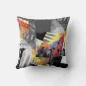 CR SINCLAIRによるシマウマの枕 クッション (裏面)