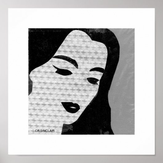 CR SINCLAIRモダンによる（灰色の）メアリー ポスター (正面)