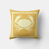 CRAB :オフホワイトクリーム+タンサンド色 クッション (裏面)