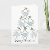 Crab Christmas Tree カード (正面)