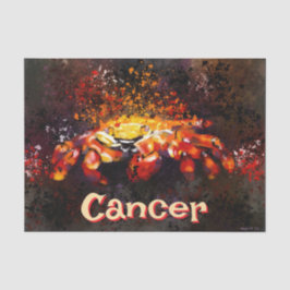 Crab Coastal Beach Cancer Personalized Decoupage 薄葉紙