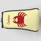 Crab Design ゴルフヘッドカバー (正面)