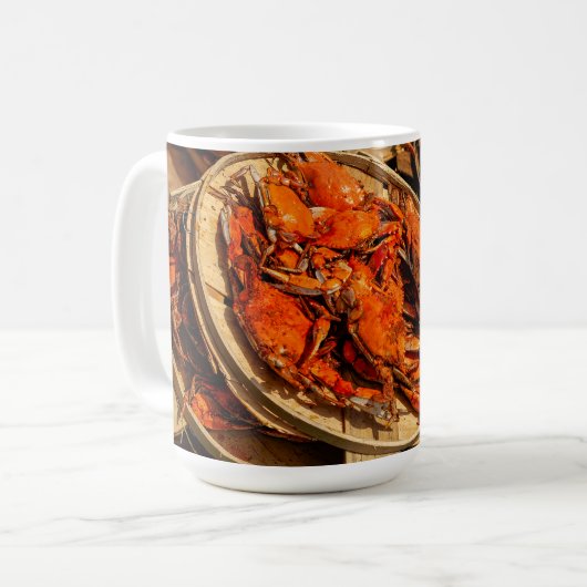 Crab Feast 11 oz or 15 oz mug コーヒーマグカップ (正面左)